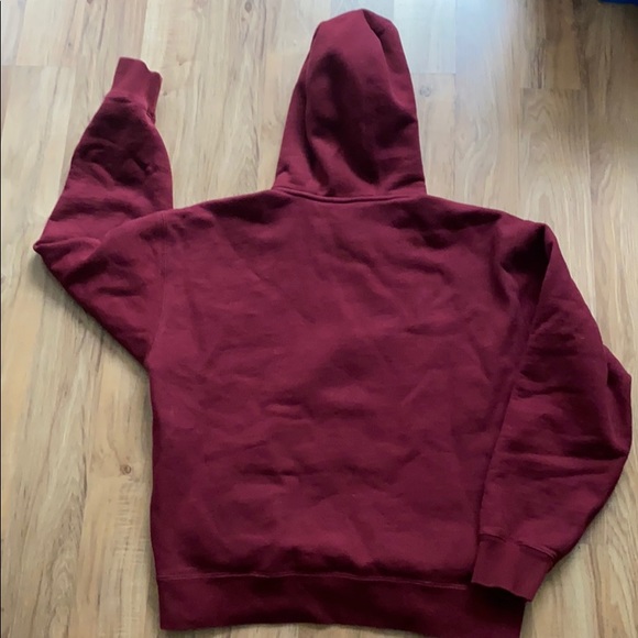 SOLD— Nike Lab Maroon heavy weight hoodie - Picture 4 of 4
